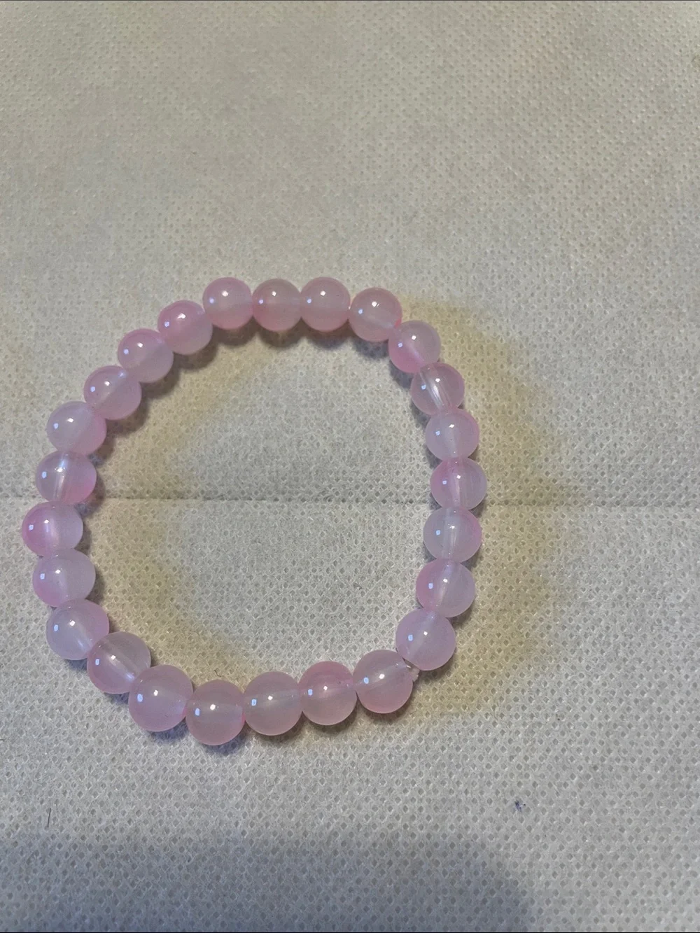 Set of 4 - Multicolor Handmade Glass Beaded Stretch Bracelet